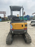 Nouvelle pelle sur chenilles Xe26u de 2,8 tonnes pour travaux de jardinage, avec moteur D1105, certifiée EPA CE