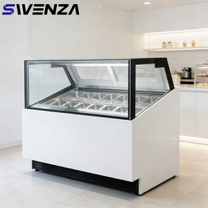 Congelador Exhibidor <span class=keywords><strong>de</strong></span> Helados SWENZA con Modo <span class=keywords><strong>de</strong></span> Enfriamiento por Aire y Alta Eficiencia <span class=keywords><strong>de</strong></span> Refrigeración - Product Image 1