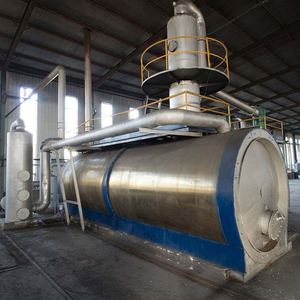 Usine de pyrolyse du caoutchouc de la machine de pyrolyse des pneus usés par lots - Product Image 1