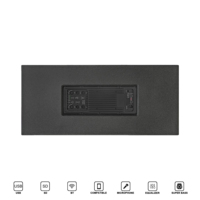 Système de sonorisation professionnel portable 4000W avec double caisson de basses actif 15 pouces et enceinte colonne 10 pouces, pour karaoké et sonorisation, avec boîtier en plastique, DSP/WiFi