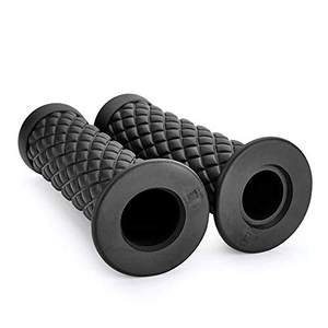 Empuñadura de Goma Universal Negra de 7/8'' para Motocicleta y ATV, Estilo Café Racer - Product Image 4