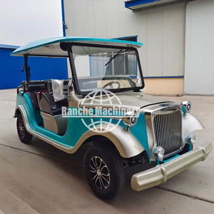 Voiture de golf électrique 8 places, véhicule vintage, voiture électrique, voiture de tourisme classique pour les voyages - Product Image 1
