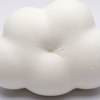 Veilleuse LED en silicone rechargeable en forme de nuage pour bébé, avec capteur tactile RGB et chargement Type-C, pour la décoration de la chambre d'enfant et de la crèche