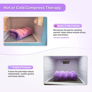 Produits de soins de santé Packs de chaleur pondérés Coussin chauffant réutilisable pour le cou au micro-ondes - Product Image 4