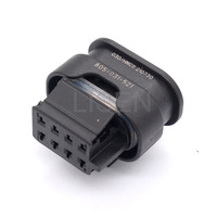 Connecteur femelle Hirschmann étanche de couleur noire PA66 GF25 8 broches 805-031-521