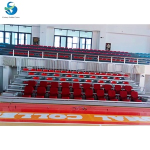 อัฒจันทร์พับเก็บได้อัตโนมัติเต็มรูปแบบ HDPE สำหรับโรงยิม / อัฒจันทร์แบบพับเก็บได้ - Product Image 2