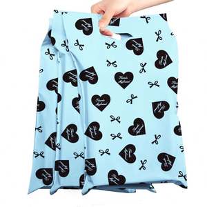 Sobres de Envío de Poliéster Autoadhesivos Impermeables Personalizados para Calcetines, Zapatos y Pieles - Bolsas de Embalaje para Comercio Electrónico de 2 Milésimas de Grosor - Product Image 1