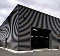 Panneaux d'entrepôt isolés en acier de marque, kits de construction préfabriqués, structure métallique de grande capacité pour entrepôt frigorifique, atelier, garage, hangar