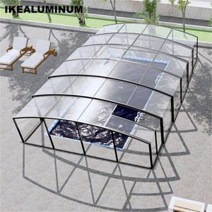 Ikealuminum 2024 cơ giới hồ bơi bao gồm hồ bơi bao gồm tự động nhôm bao vây sunroom cho hồ bơi - Product Image 3