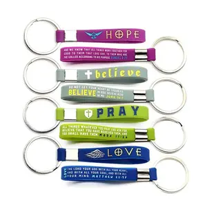 RTS Christian Inspirational Bible Keychains / Wholesale Bulk Religious Keyrings / Church Gifts Supplies Baptism Party Favors