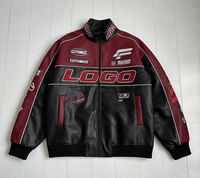 Veste de moto personnalisée pour homme, vêtements de course avec protection en PU, équipement de motocross, vêtements imperméables, coupe-vent, doublure thermique pour l'hiver