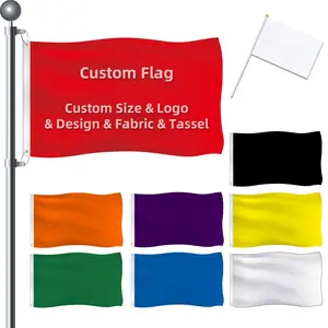 Vente en gros dans le monde entier 100% polyester imprimé pas cher drapeau national 3x5 pieds tous les pays drapeaux du monde en stock