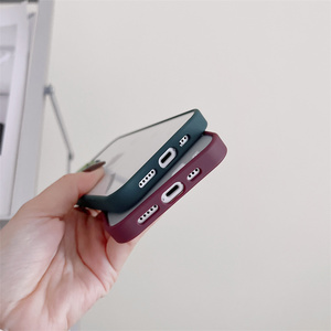 <span class=keywords><strong>3</strong></span> en 1 cubierta de marco de lente de Metal acrílico transparente fundas de teléfono móvil para iPhone <span class=keywords><strong>15</strong></span> 14 13 12 11 Pro Max Xs Xr cubierta trasera transparente - Product Image 4