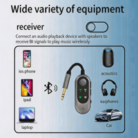 Auto FM-zender, BT5.3 handsfree zender en ontvanger, 2-in-1 3,5 mm auto telefoon TV audio-aansluiting universeel accessoire