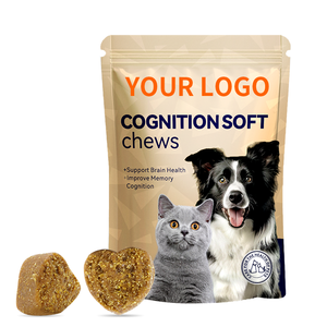 Số lượng lớn chó nhận thức mềm nhai bổ sung, Choline + Blueberry chiết xuất, cải thiện nhận thức, thấp moq & logo tùy chỉnh - Product Image 1