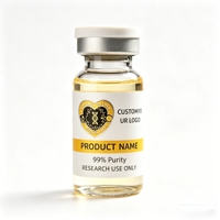 Étiquettes personnalisées imprimées pour peptides amincissants et anti-âge, autocollants pour flacons de 2 ml, 5 ml, 10 ml