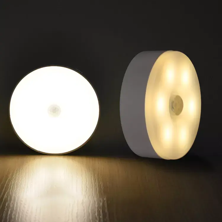 Lampada da notte touch ricaricabile USB di alta qualità tazza da toilette per bambini luce notturna a led con sensore di movimento