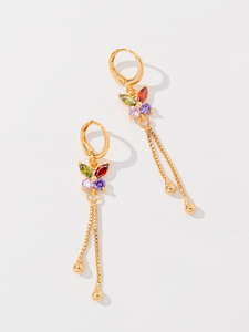 Exaggerated <strong>Earrings</strong> <strong>Lightening</strong> Bolt <strong>Earring</strong> Beaded Christmas <strong>Earrings</strong> for Women - Product Image 4