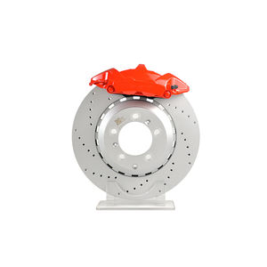 Kit de Freinage Automobile Personnalisé – Gros Freins à Disque avec Étriers 4 Pistons pour Freins Avant 6 Pistons et Arrière 4 Pistons – Rouge – Amélioration de 50 % des Performances de Freinage - Product Image 2