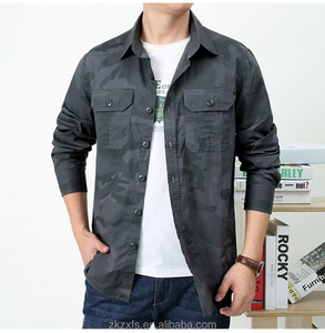 <span class=keywords><strong>Chemise</strong></span> <span class=keywords><strong>Cargo</strong></span> Camouflage à Manches Longues et Bouton Unique pour Homme, Durable et Élégante, Idéale pour les Aventures Printanières en Extérieur, <span class=keywords><strong>avec</strong></span> Fonction Séchage Rapide - Product Image 4