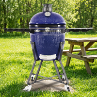 Barbecue en céramique noir de style Kamado Joe de 21 pouces de qualité supérieure, vente en gros