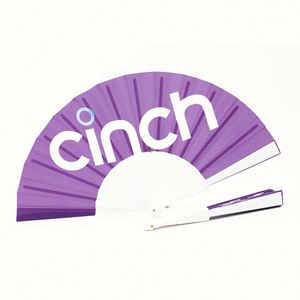 Éventails promotionnels personnalisés ronds portables en plastique PP avec votre propre logo - Product Image 1
