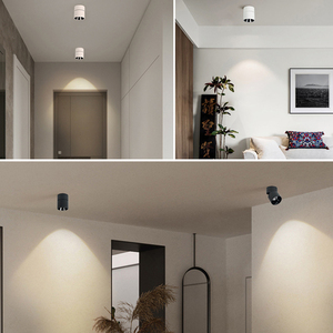 สปอตไลท์ติดเพดาน LED ปรับได้10W 15W 20W สำหรับใช้ในครัวเรือนบ้านสำนักงานและในครัวเรือน - Product Image 4