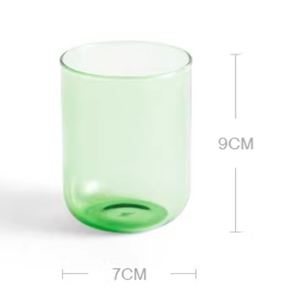 Paia di tazze di tè in vetro borosilicato colorato all'ingrosso - Product Image 1