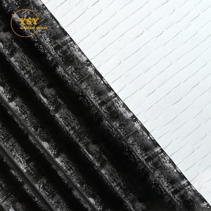 Tende Decorative in Tessuto <span class=keywords><strong>Blu</strong></span> e Rosso con Bronzatura Dorata, Drappeggi in <span class=keywords><strong>Velluto</strong></span> Jacquard - Product Image 6