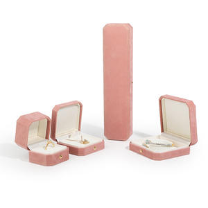 Caja de exhibición de lujo Embalaje Pulsera Collar Colgante Anillo Terciopelo Joyero para <span class=keywords><strong>tienda</strong></span> - Product Image 1