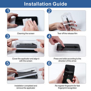 Kit de Instalación al por Mayor, Protector de Pantalla Completo con Recubrimiento Anti-0Il <span class=keywords><strong>para</strong></span> Teléfono Móvil, <span class=keywords><strong>para</strong></span> <span class=keywords><strong>Samsung</strong></span> <span class=keywords><strong>S21</strong></span> a S25 <span class=keywords><strong>Ultra</strong></span> - Product Image 5