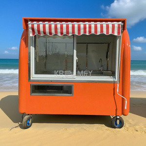 Customized Ice Cream Street Coffee Cart Snack Bar Food Trailers Fully Equipped Kitchen Mobile Hot Dog Vans - Product Image 1