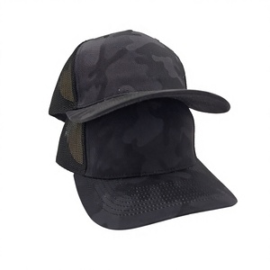 High Quality <b>Camo</b> Trucker Hat Custom Logo Blank Mesh <b>Cap</b> Low MOQ Wholesale Outdoor Tactical Hunting Headwear - Product Image 2