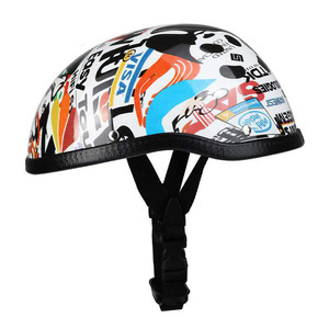 <span class=keywords><strong>Casque</strong></span> demi-visage rétro Moto Moto motard Protection Gear course <span class=keywords><strong>Scooter</strong></span> été pour hommes femmes <span class=keywords><strong>casque</strong></span> - Product Image 2