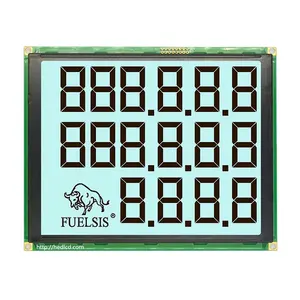 Entwerfen und entwickeln Sie kunden spezifische LCD-LCM-COB-Segmentcode-Anzeige tanker steuerung Kraftstoffsp ender modul mit Hintergrund beleuchtung