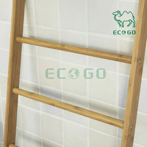 ชั้นวางผ้าขนหนู3ชั้นทำจากไม้ไผ่สำหรับซักผ้าในห้องน้ำแบบอิสระ - Product Image 3