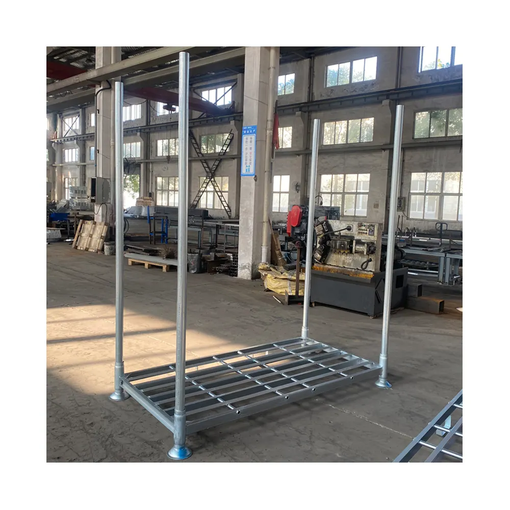 Paleta de poste modular estante apilable portátil de almacenamiento en frío personalizado galvanizado en caliente HDG