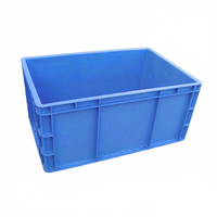 Boîte de rangement en plastique empilable, prix de gros, logo personnalisé, boîte de retournement UE, étanche, écologique, légère, boîte d'expédition