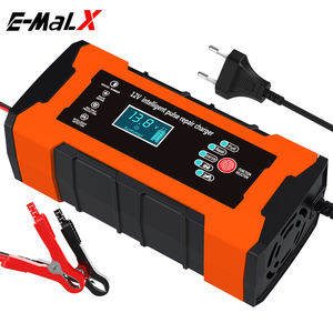 Зарядное устройство и поддерживатель заряда E-MaLX для автомобильных и мотоциклетных свинцово-кислотных аккумуляторов 12В 10А с автоматическим импульсным восстановлением, заводская цена - Product Image 2