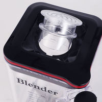 Mixeur Commercial Professionnel 1,8 L avec Lame en Acier Inoxydable 2000-3000W, Interface Tactile pour Smoothies et Glace Pilée
