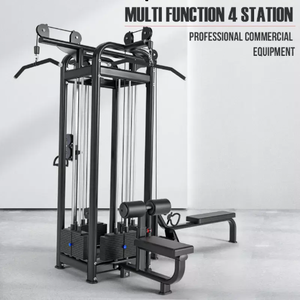 <strong>4</strong>-Person Metal Fitness Station Multi-Function for Strength Training &amp; Comprehensive Cross-Training <strong>Exercise</strong> - Product Image 5