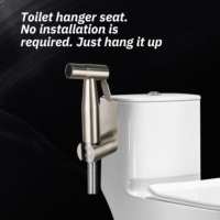 Support de douche moderne en acier inoxydable chromé pour robinets de bidet accessoires de salle de bain pour robinets en laiton