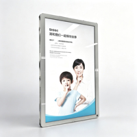 Layar LCD 32 Inci Warna Putih yang Dipasang di Dinding Vertikal, Layar Digital 32" LED Billboard Digital Signage
