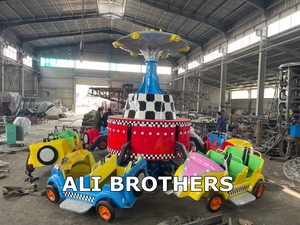 Voitures de danse folles de voiture de saut d'enfants de 16 places d'intérieur de mini modèle de fibre de verre de parc d'attractions - Product Image 2