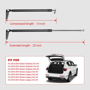 2 uds puntales de Gas de compuerta trasera para 2010-2014 <span class=keywords><strong>Subaru</strong></span> Outback Legacy Truck Trunk Struts Spring Shocks - Product Image 3