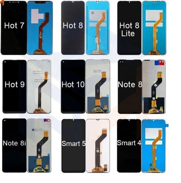 Wholesale 6.5" LCD Touch Screen Frame for Tecno Spark Go 2024 Infinix Smart 8 Display Replacement Parts 1 Year Warranty