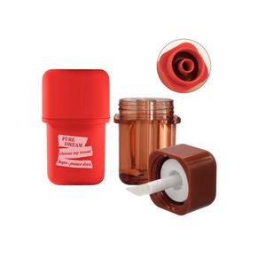 Tubes de gloss à lèvres personnalisables avec logo, contenants cosmétiques vides en plastique avec pinceau, capacité 5g, bouchon à vis pour application de blush - Product Image 1