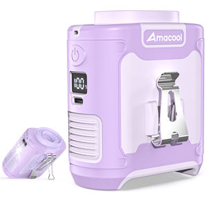 Ventilateur de refroidissement personnel rechargeable K50 Capacité de la batterie de 10000mAh Affichage à cinq niveaux pour un usage domestique en plein air Caractéristiques de la lumière <span class=keywords><strong>SOS</strong></span> - Product Image 1