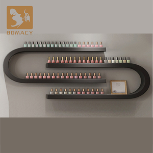 <span class=keywords><strong>2025</strong></span> Klar đánh bóng kệ trưng bày cho móng tay nghệ thuật thực hành cửa hàng thiết kế kinh doanh mỹ phẩm Kệ Wall Mount tóc Salon màu hiển thị - Product Image 6
