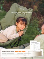 Chaise longue de camping pliable et inclinable, avec coussin épais et rembourré, comme un canapé, chaise portable pour pique-nique, plage, jardin